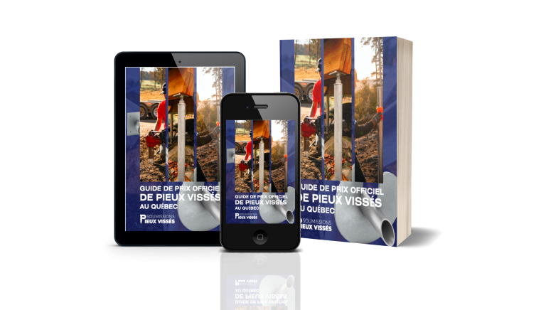 page couverture guide prix soumissions pieux visses